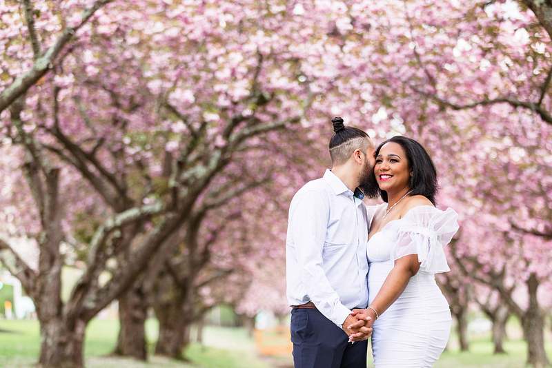 Hurd Park | Dover New Jersey Spring Engagement | Alba & Cesar