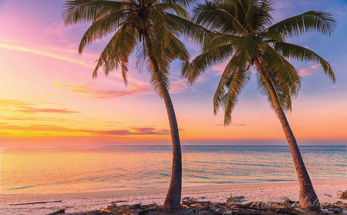 Stunning coastal landscape photography on durable aluminum metal print - beach house wall art