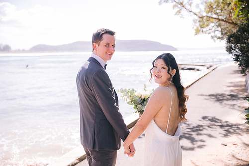 Wedding Photo at Palm Beach Whale Beach