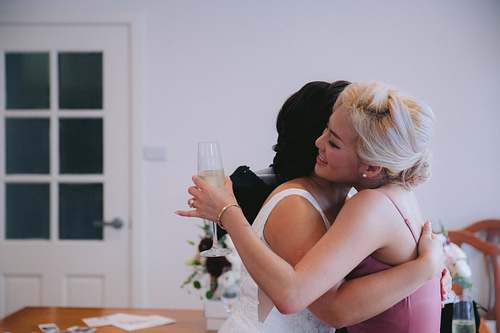 Bride Getting Ready
