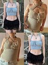 Audrey Halter Top- Crochet PDF Pattern