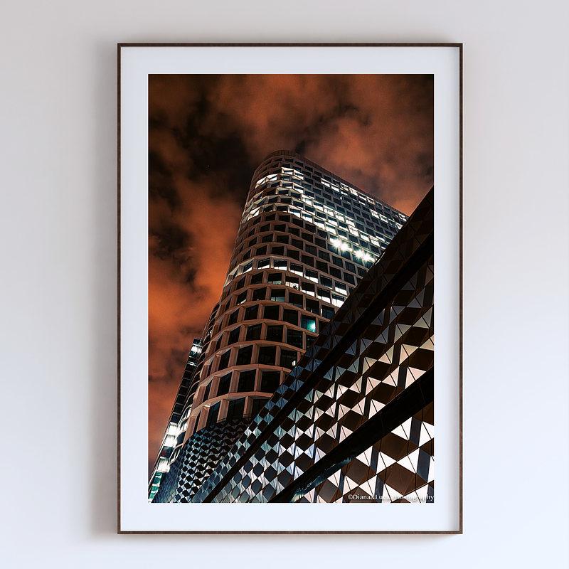 COLLECTION - URBAN GEOMETRY VERTICAL - "Curved and Sharp" - LIMITED EDITION 10 of 10