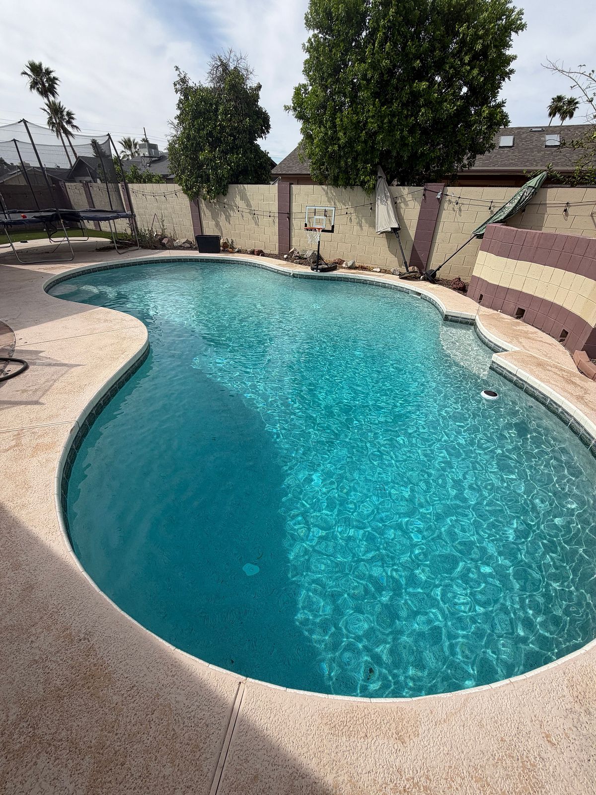 Clear blue pool