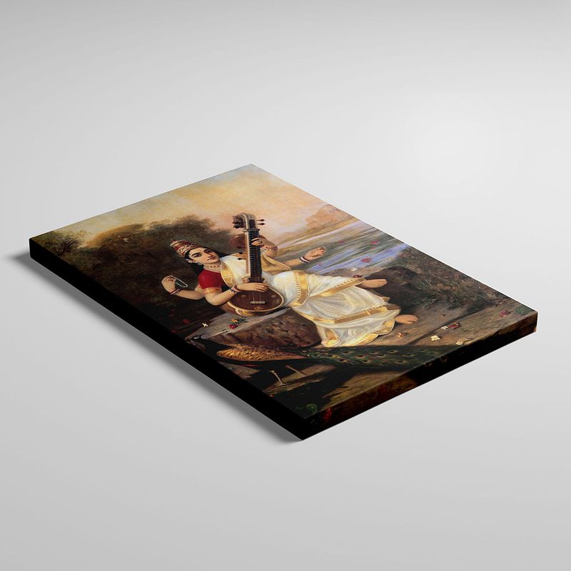 Goddess Saraswati-Raja Ravi Verma