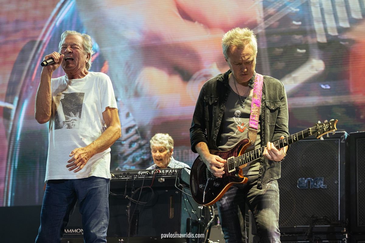 Deep Purple performing live at Telekom Center, Athens 2026. Concert photos by Pavlos Mavridis.