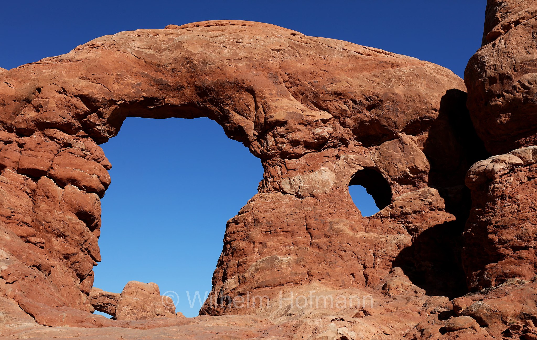 Turret Arch, Arches National Park, Arches-Nationalpark, Parco nazionale degli Arches, Utah, USA