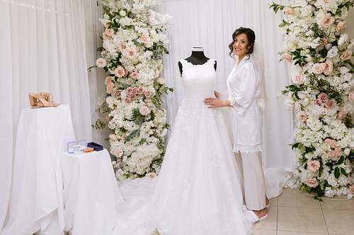 Bride Getting Ready