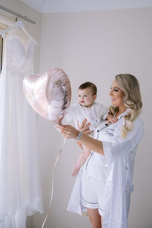 Bride Getting Ready
