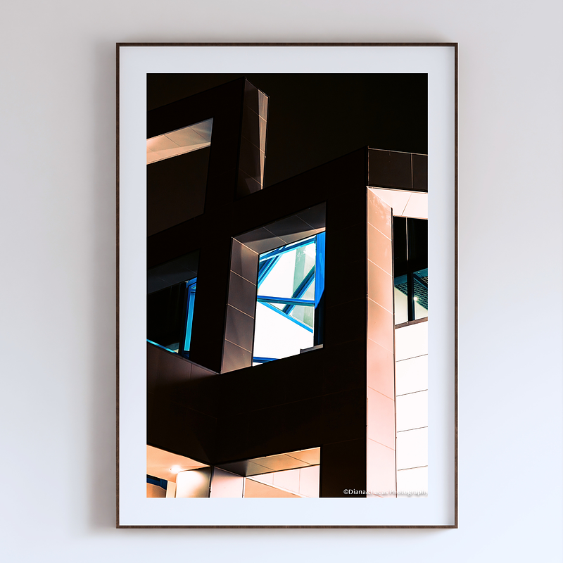 COLLECTION - URBAN GEOMETRY VERTICAL - "Dark Geometry" - LIMITED EDITION 10 of 10
