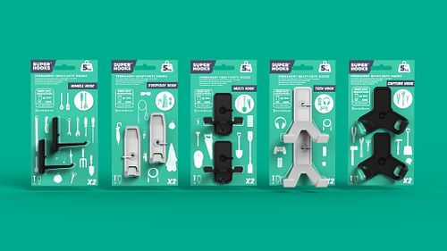 SUPERHOOKS&trade; Packaging