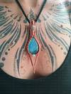 Labradorite copper necklace