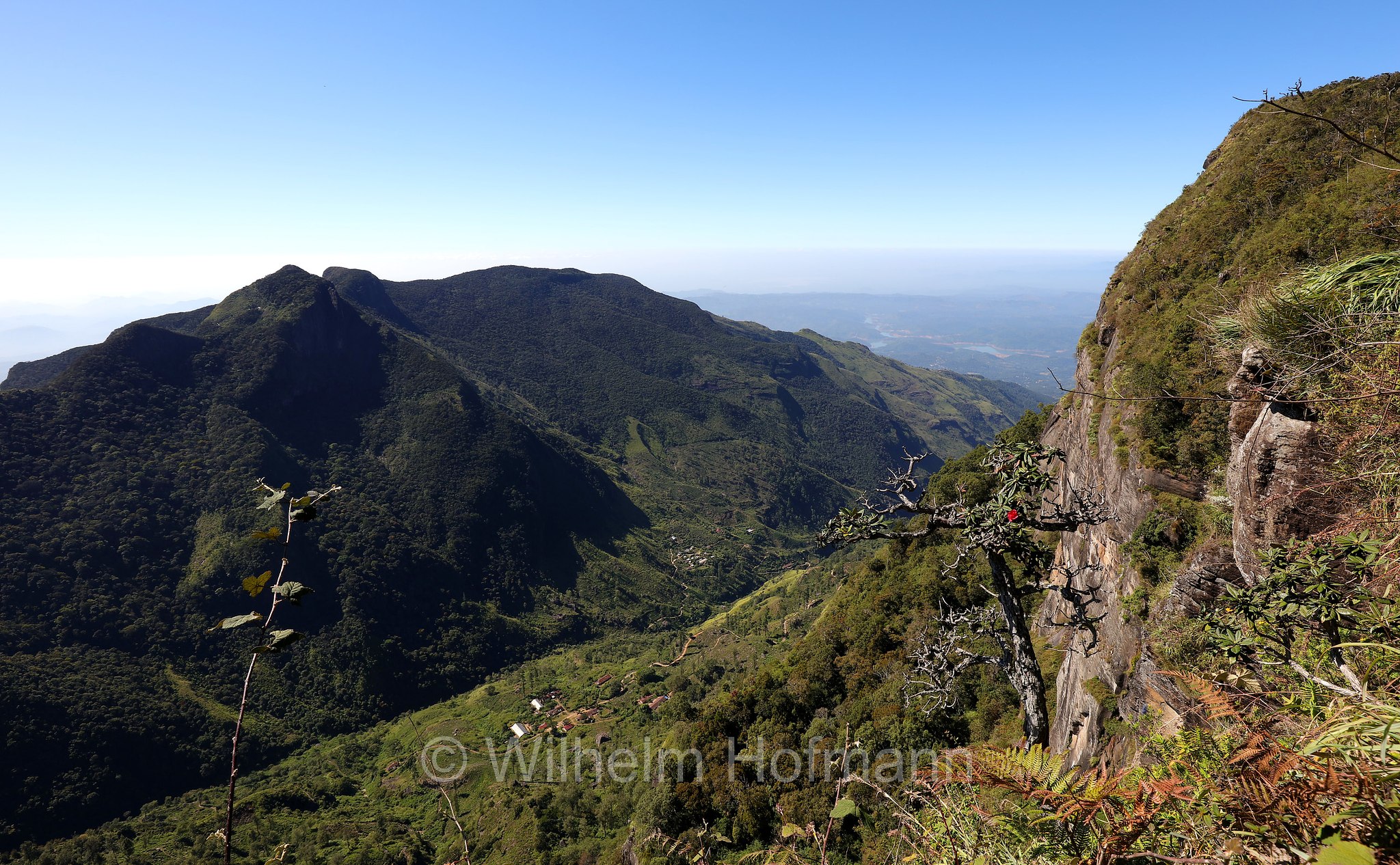 Mini World's End, Horton Plains National Park, Horton-Plains-Nationalpark, parco nazionale Horton Plains, Sri Lanka