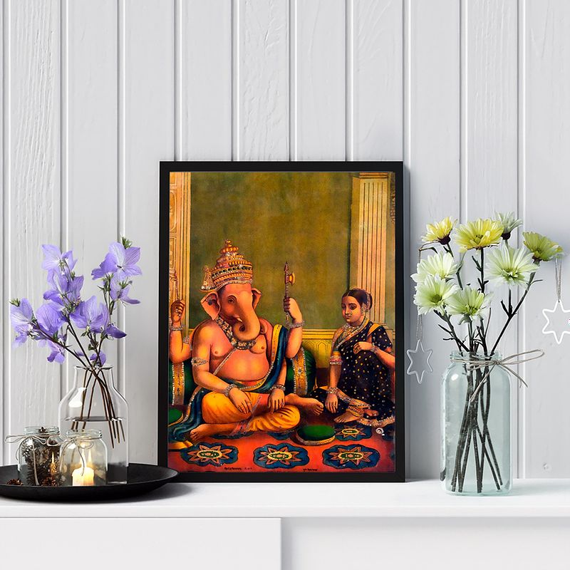 Siddhi Vinayaka by Raja Ravi Verma