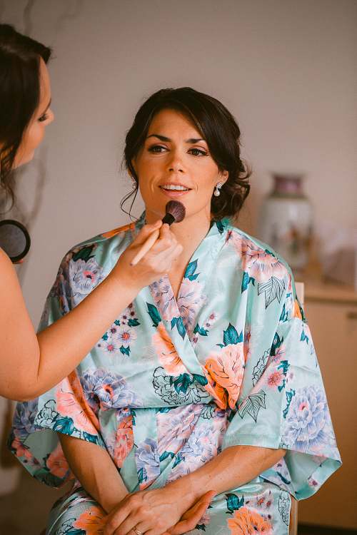 Bride Getting Ready