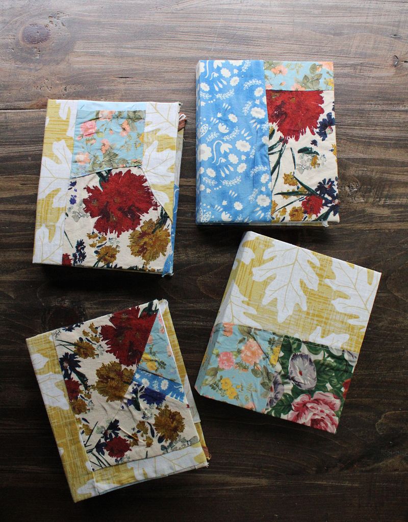 mystery patchwork sketchbooks