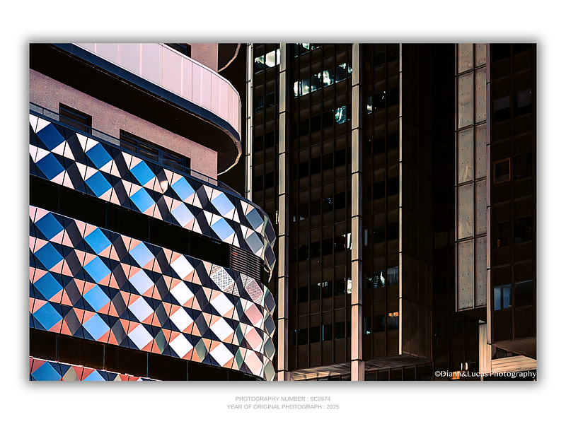 COLLECTION - URBAN GEOMETRY HORIZONTAL - "Diamond vs Concrete" - LIMITED EDITION 10 of 10