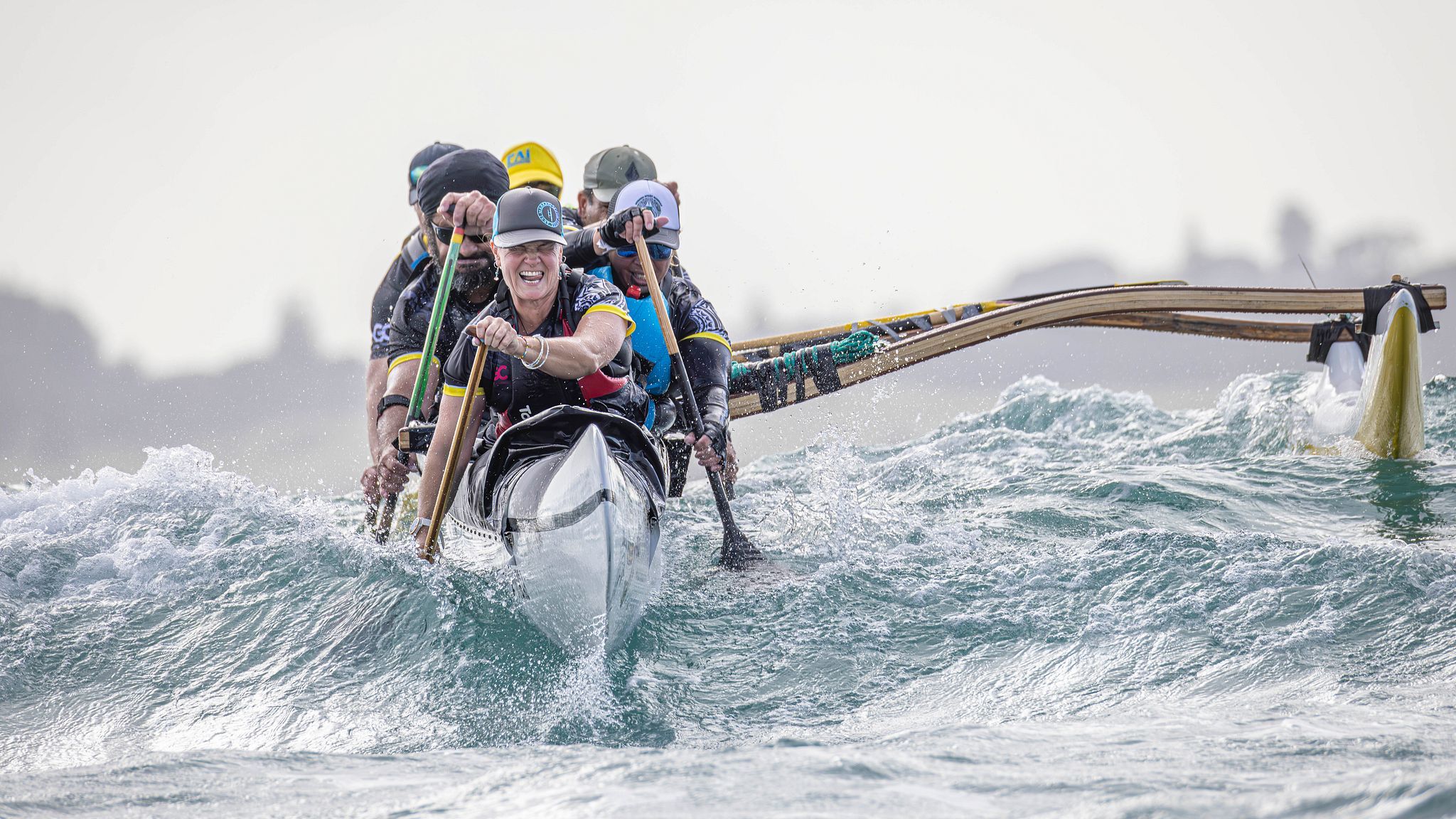 Waka ama Ngā Tai e Whā o Taranaki Dan Fraser Memorial Waka Ama Race ...