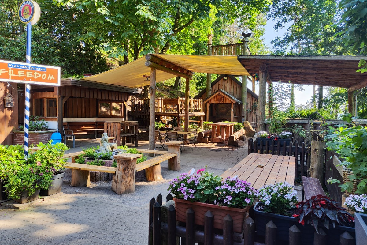 Abbildung zeigt: idyllischer Platz in Ibbenbüren