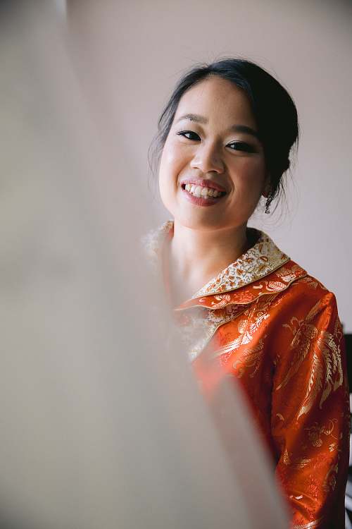 Bride Getting Ready