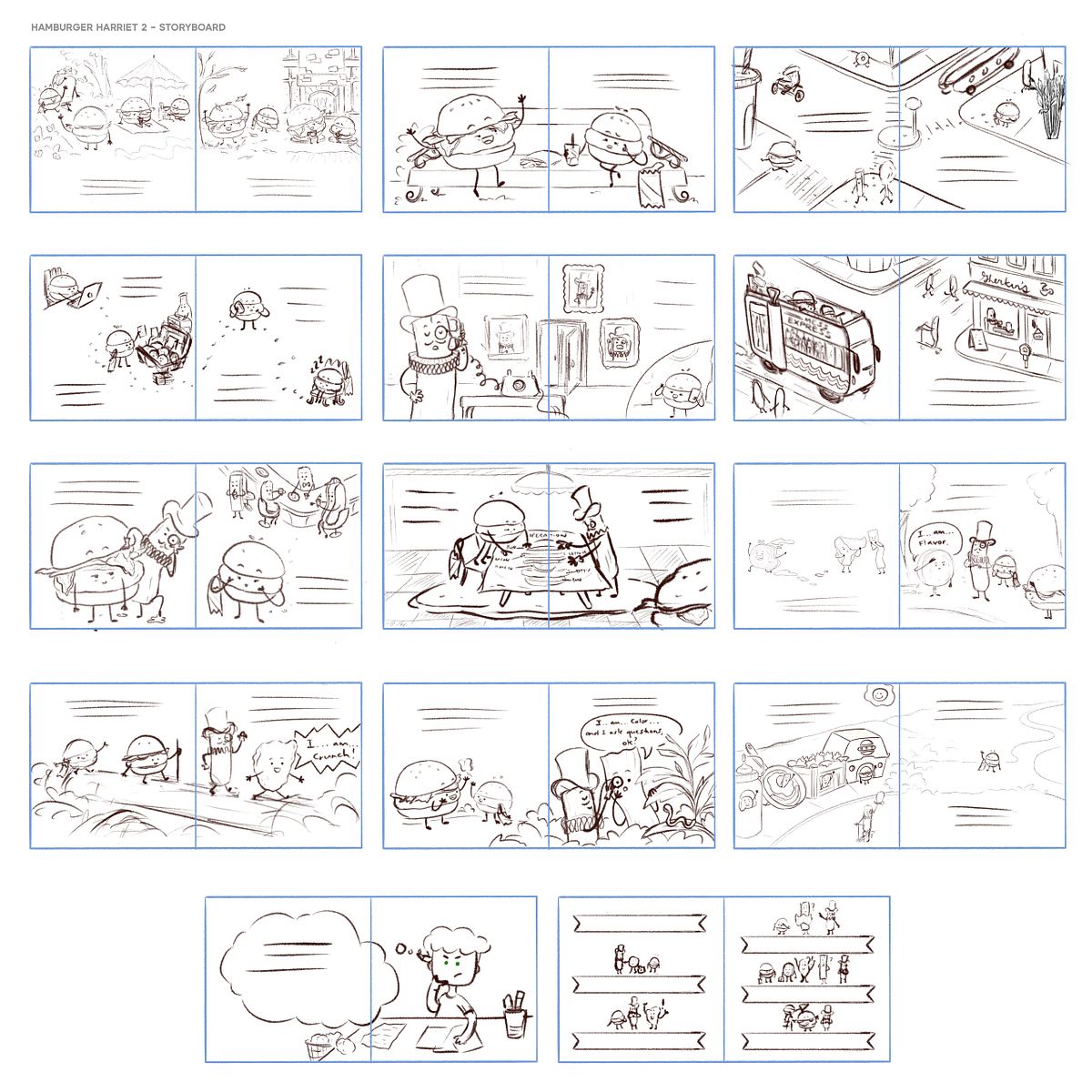 Hamburger-Harriet2-Storyboard