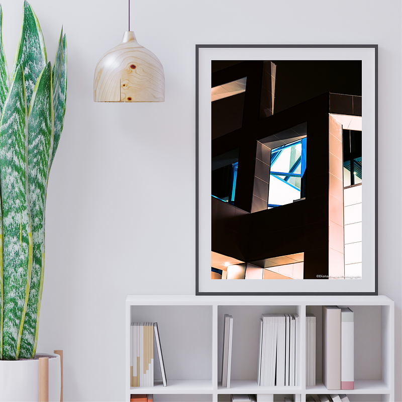 COLLECTION - URBAN GEOMETRY VERTICAL - "Dark Geometry" - LIMITED EDITION 10 of 10