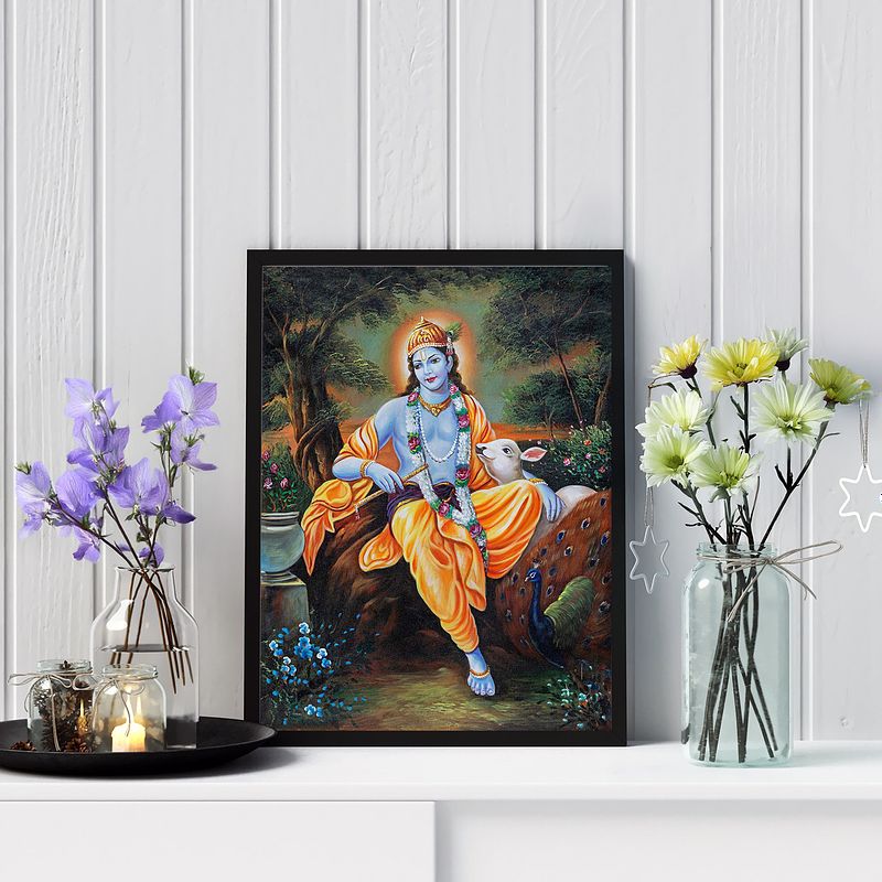 Krishna’s Tranquil Moment