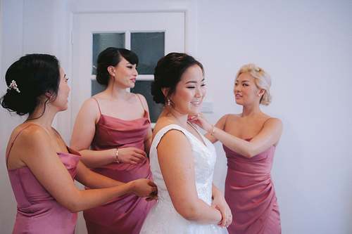Bride Getting Ready