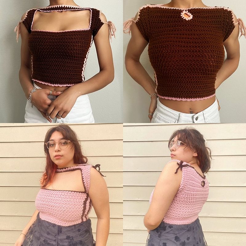 Quiet Moon Top- PDF crochet pattern