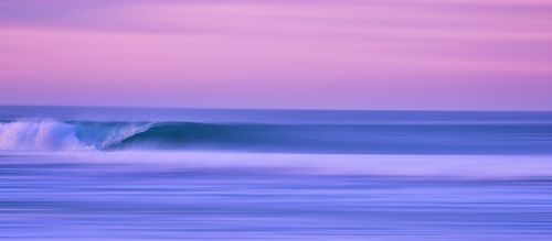 Seascapes, ocean, waves, shores, surf, clouds, sky, travel, nature, landscape, seaside, beach, Dunedin, Saint Clair, New Zealand, Pacific, surf, cliffs, lineup, break, session, long exposure, blur, flow, sunset, sunrise, pink, dream, purple, blue,