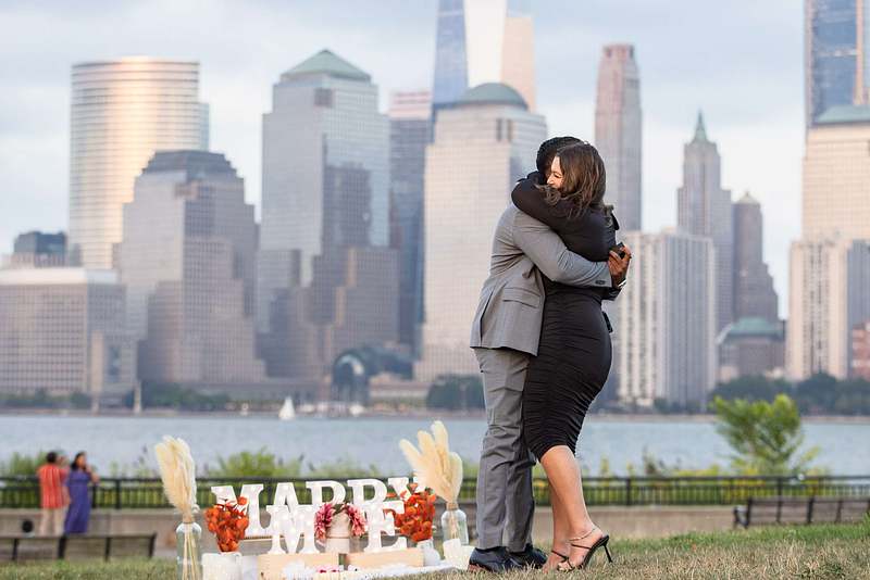 Liberty State Park | Jersey City New Jersey Summer Proposal | Tessa & Ray