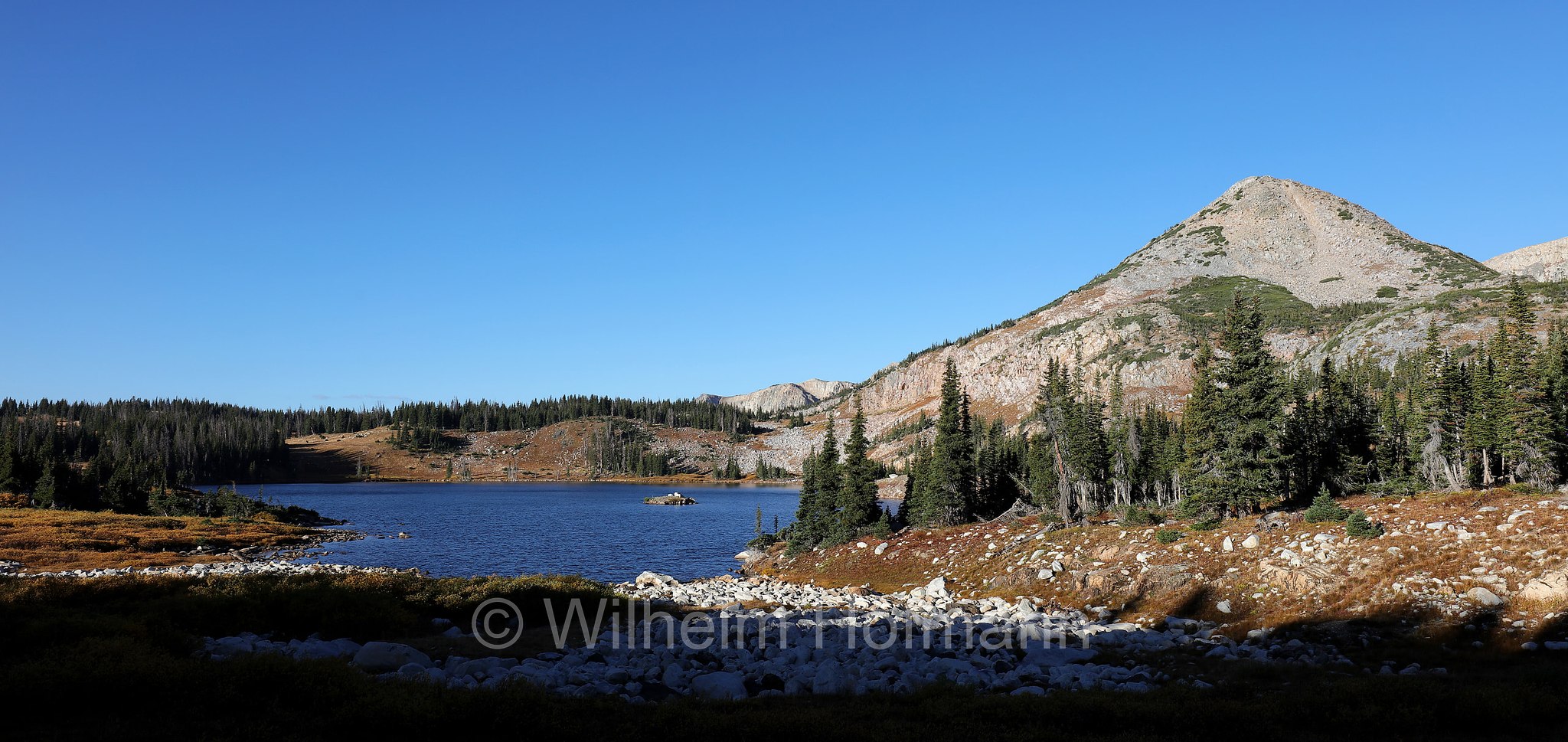 Libby Lake, Sugarloaf Mountain, Medicine Bow Mountains, Wyoming, USA