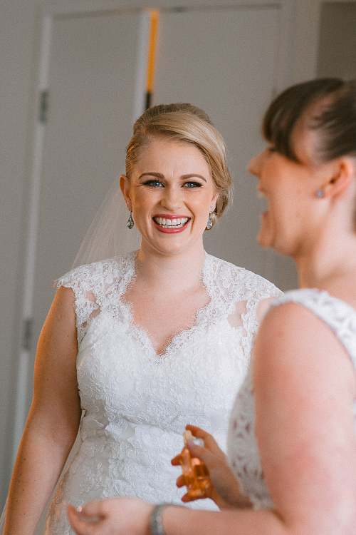 Bride Getting Ready