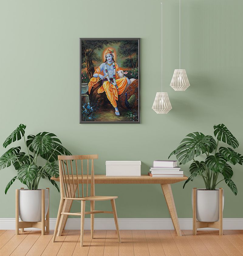 Krishna’s Tranquil Moment