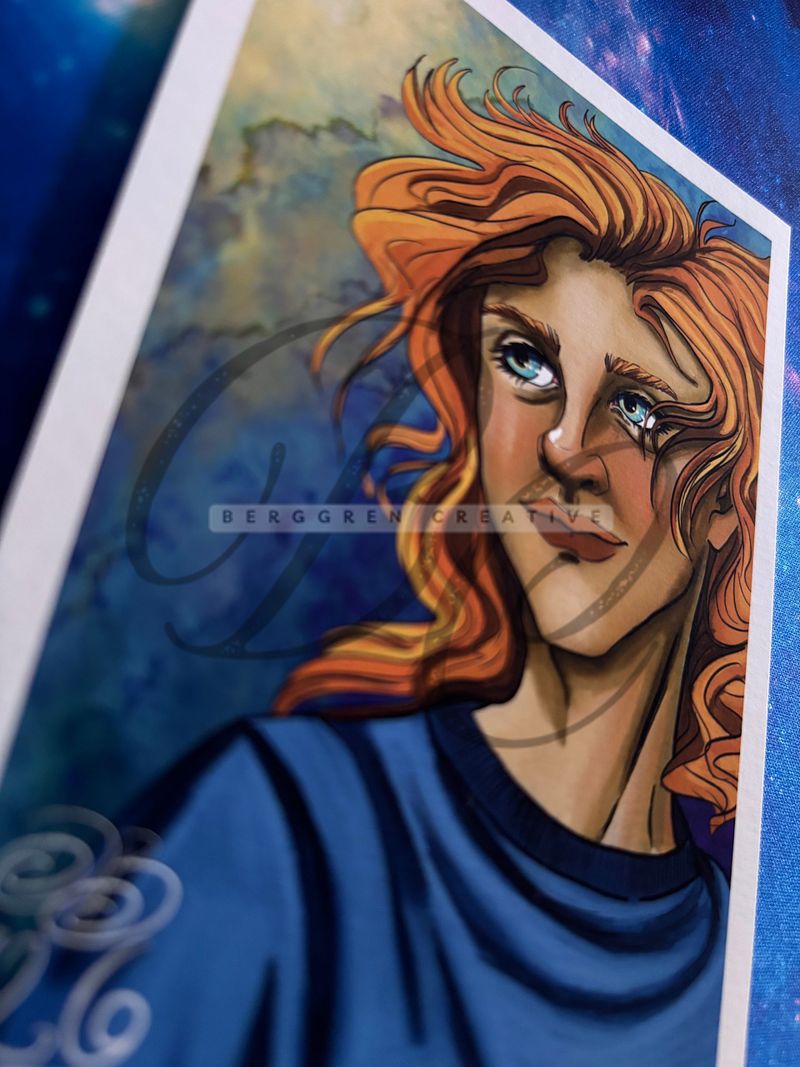 Varian from Dark Wings 4x5.3" Giclee art print - signed!