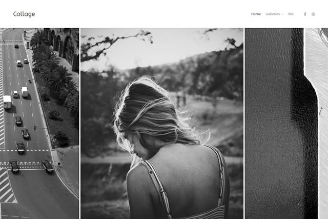 Collage &ndash; Photography Portfolio Website Template