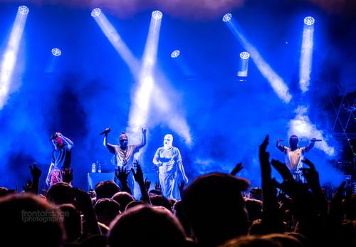 Die deutsche Rap-Band TIEFBASSKOMMANDO auf dem 25. Campus Open Air in Wismar 2025.