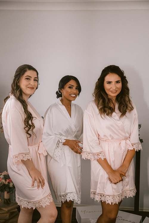 Bride Getting Ready
