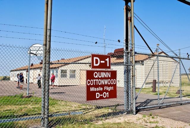 South Dakota, USA: Minuteman Missile National Historic Site. Entry control gate and guided tour of the launch control facility, known as Delta One (D-01). Site has above and below ground.