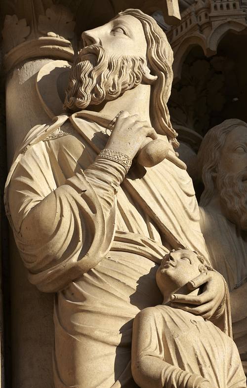 chartres, cathedrale,gothique, sculpture, portail nord