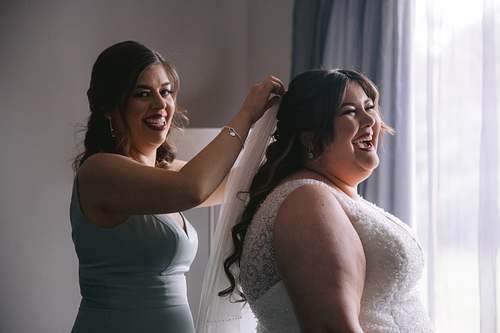 Bride Getting Ready