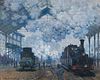 Arrival at Saint-Lazare – Claude Monet’s Busy Paris Station