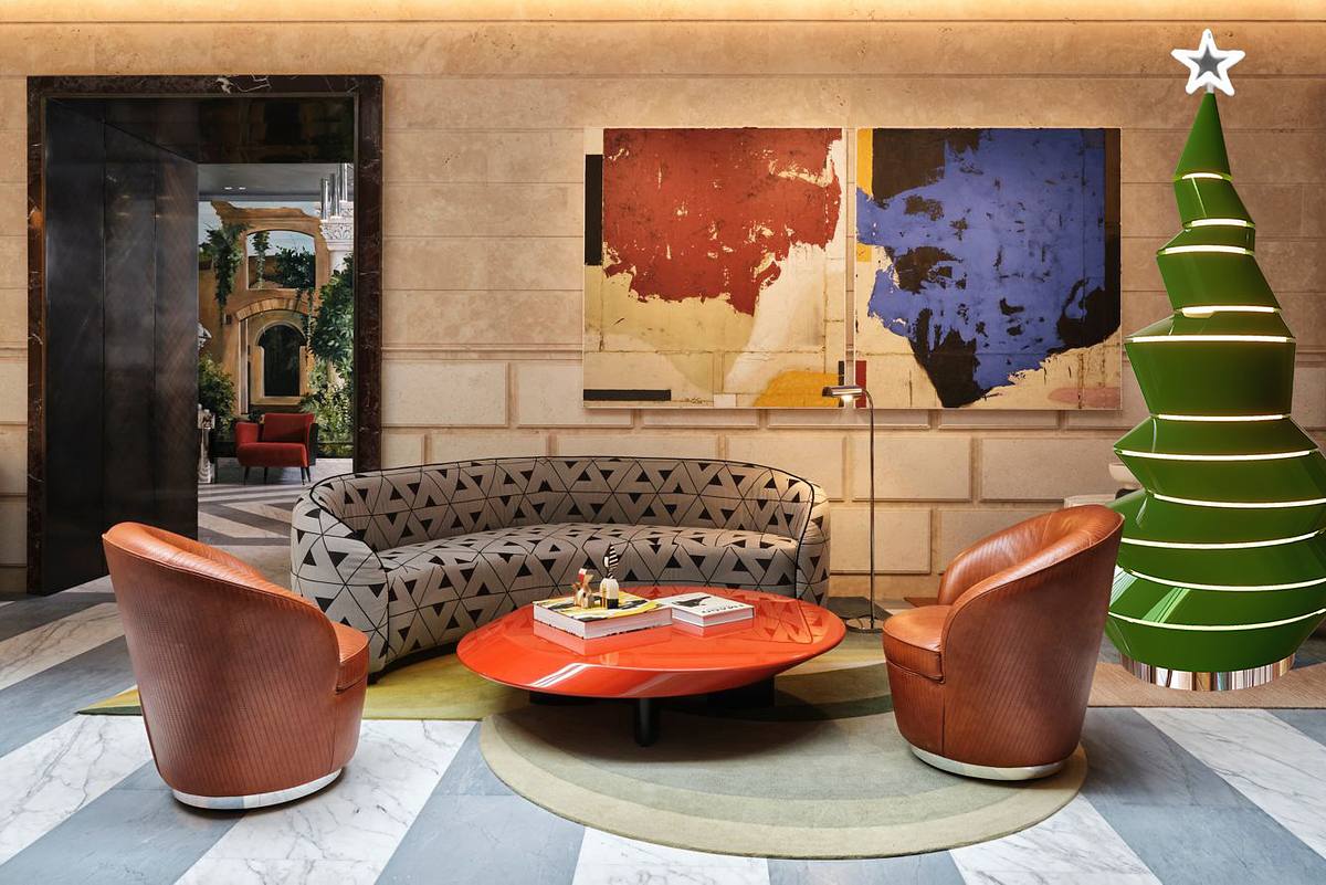 christmas decoration design process luxury hotel w rome