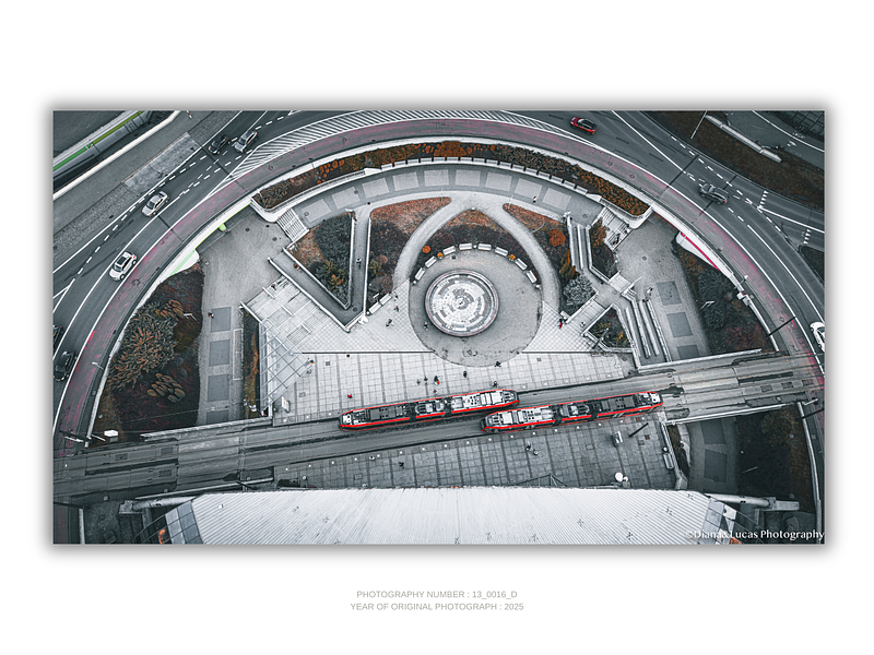 THE ONE - AERIAL PRINTS - "The Roundabout" - LIMITED EDITION 4 of 5