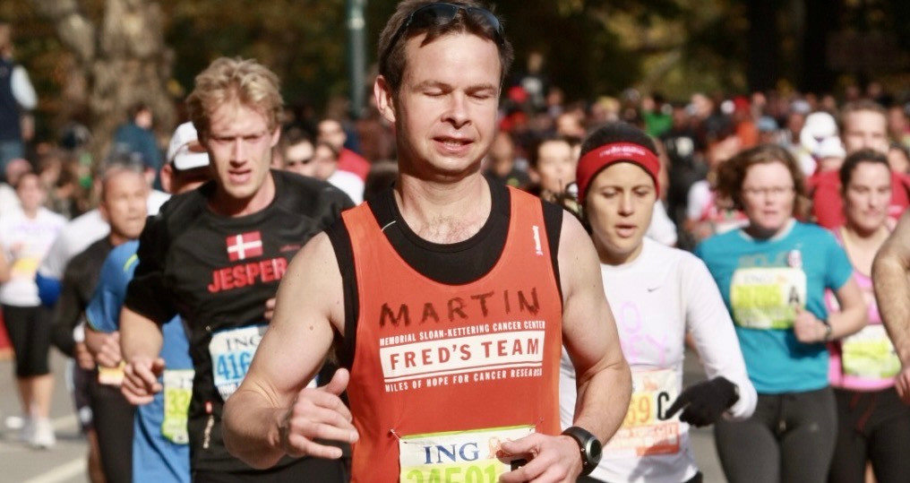 Matin Potter running NYC Marathon 2008 | alott&eacute;