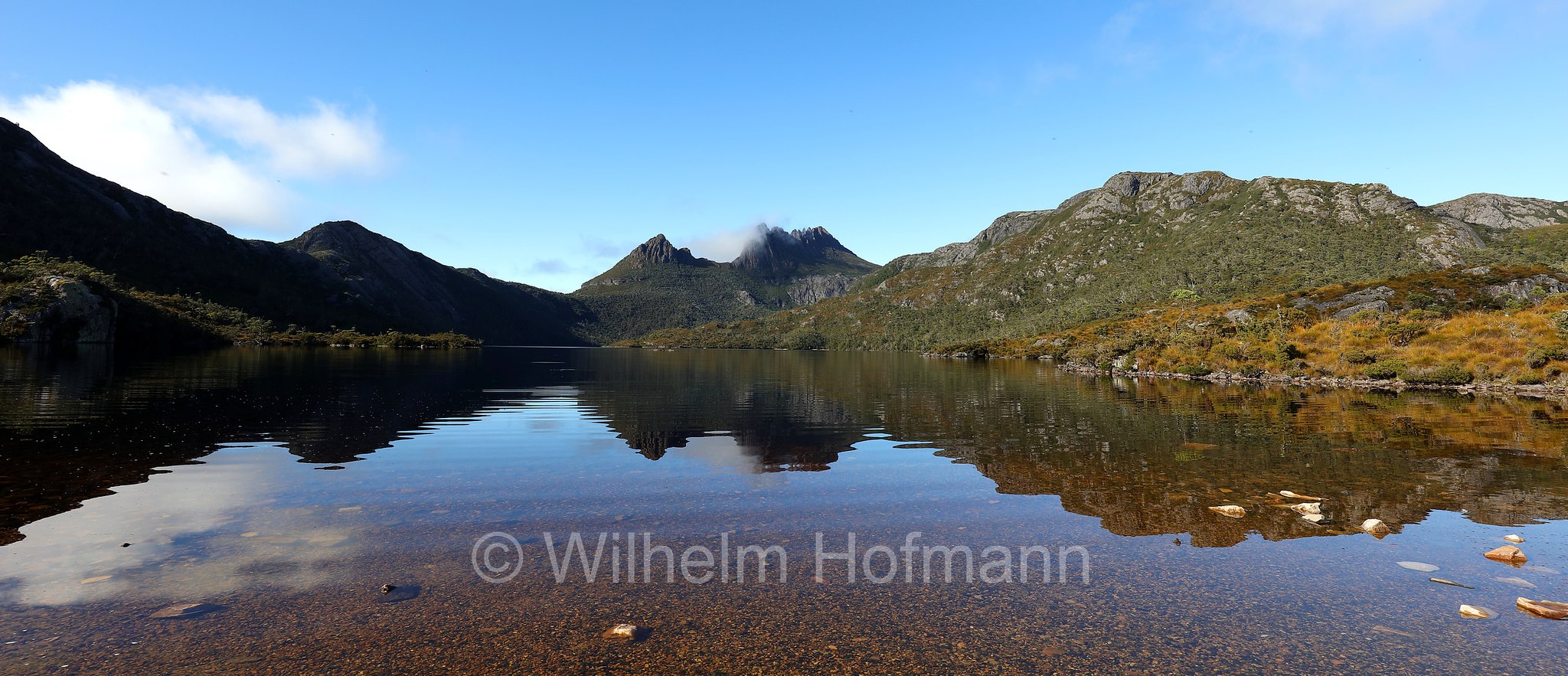 Cradle Mountain, Little Horn, Dove Lake, Cradle Mountain National Park, Cradle Mountain-Lake St Clair National Park, Cradle-Mountain-Lake-St.-Clair-Nationalpark, Parco nazionale del monte Cradle-lago St Clair, Tasmania, Tasmanien, Australia, Australien