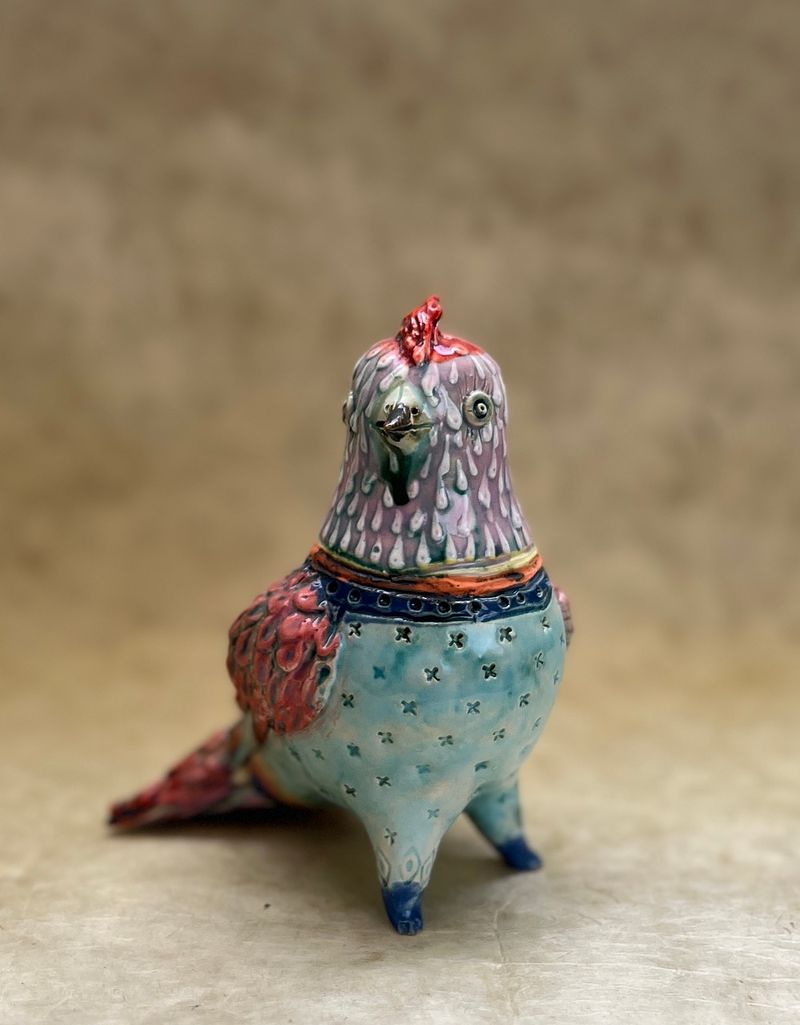 Sommer bird, mini-sculpture