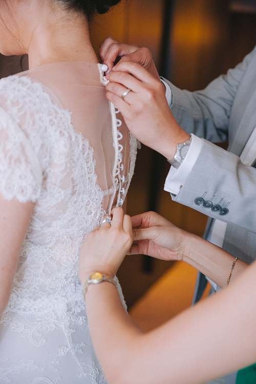 Bride Getting Ready
