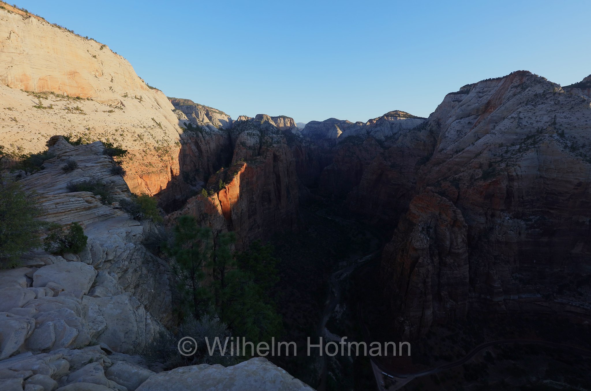 Top of Angel's Landing, Zion National Park, Zion-Nationalpark, Parco nazionale di Zion, Utah, USA