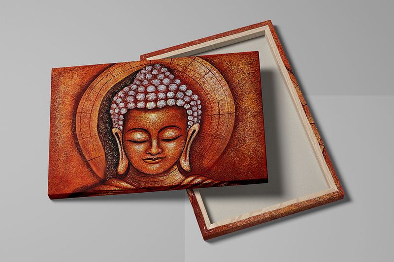 Inner Peace – Hand-Painted Buddha