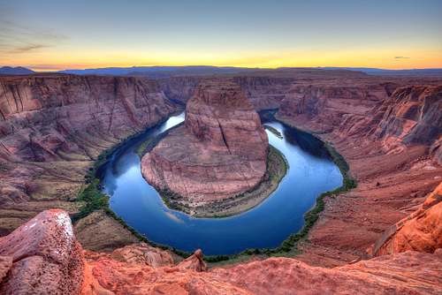 7 foot photographer, workshop tour in US, United States, horseshoe bend, page, az